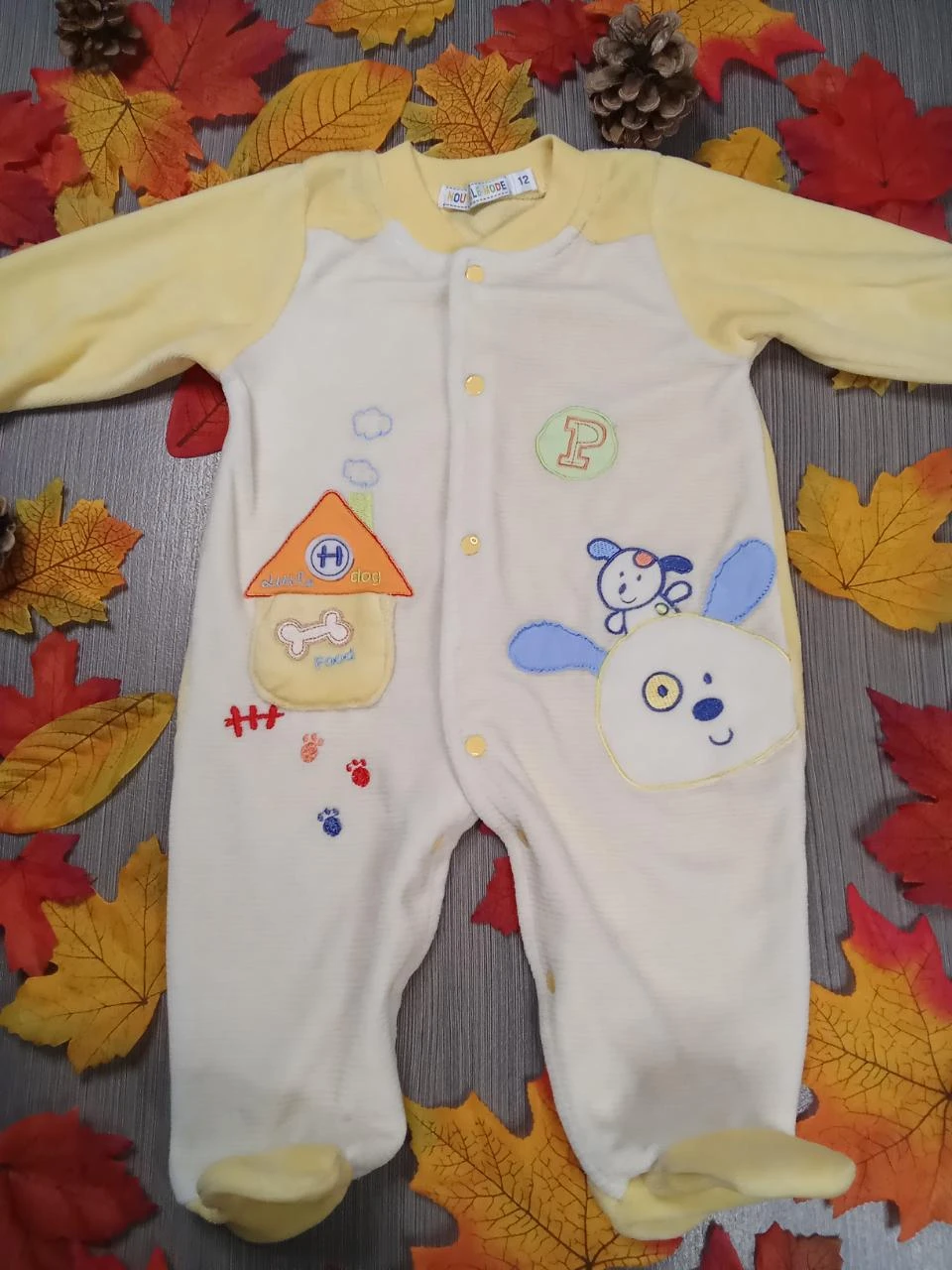 Joli pyjama 1 pièce vintage Nouvelle Mode 12 mois